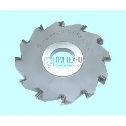 Фреза дисковая 3-х сторонняя 125х10х32, Z=12 Т15К6 с разнонаправл.зубьями 