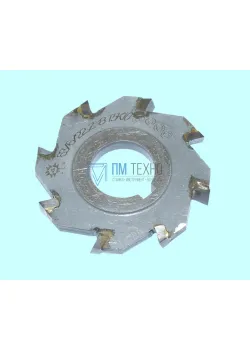 Фреза дисковая 3-х сторонняя  63х 6х22, Z=8 Т5К10 с разнонаправл.зубьями 