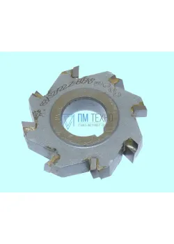 Фреза дисковая 3-х сторонняя  63х12х22, Z=8 ВК8 с разнонаправл.зубьями 