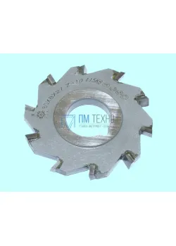 Фреза дисковая 3-х сторонняя  80х 8х27, Z=10 Т15К6 с разнонаправл.зубьями 