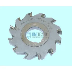 Фреза дисковая 3-х сторонняя 100х10х32, Z=12 ВК8 с разнонаправл.зубьями 