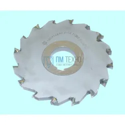 Фреза дисковая 3-х сторонняя 160х12х40, Z=16 Т15К6 с разнонаправл.зубьями 