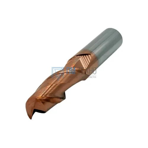 Фреза Концевая d16x 45х100 ц/х тв. сплав Z=2 цельная покрытие TiXCo