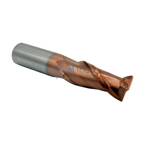 Фреза Концевая d18x 45х100 ц/х тв. сплав Z=2 цельная покрытие TiXCo