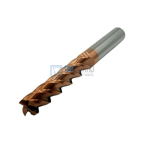 Фреза Концевая d14x 80х150 ц/х тв. сплав Z=4 цельная покрытие TiXCo