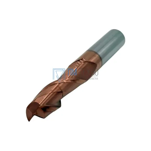 Фреза Концевая d14x 45х100 ц/х тв. сплав Z=2 цельная покрытие TiXCo