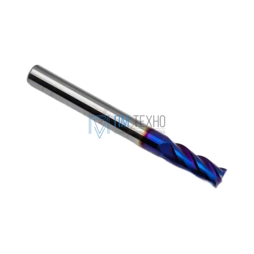 Фреза Концевая d 5,0х13х 50 ц/х тв. сплав Z=4 цельная покрытие nACo-blue