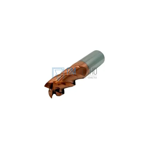 Фреза Концевая d20x 45х100 ц/х тв. сплав Z=4 цельная покрытие TiXCo