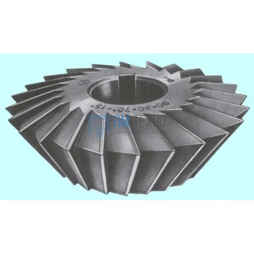 Фреза Двухугловая несимметричная  80х16х22мм, 75°(75°х15°) Р6АМ5 Z=24