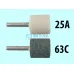 Головка абразивная 25х20х6 AW(ГЦ) 63C F60(25Н) O(СТ1) с хвостовиком Головка абразивная 25х20х6 AW(ГЦ) 63C F60(25Н) O(СТ1) с хвостовиком