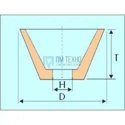 Круг ЧК  80х32х20 64С 25 СМ (GC F60 K-L) (ВАЗ)