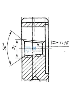 Плашка Трубная коническая   R    1/2