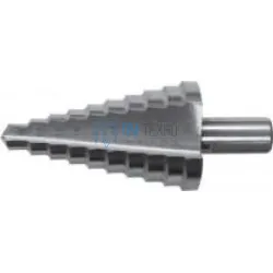 Сверло Ступенчатое конусное d6-d30мм 13 ступеней, Р6М5, d хвостовика 10мм