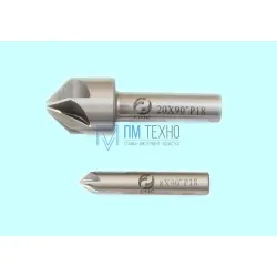 Зенковка d 20,0х24.0х 60 конус  90° dхв=10мм Р18 ц/х Z=6 DIN335A 